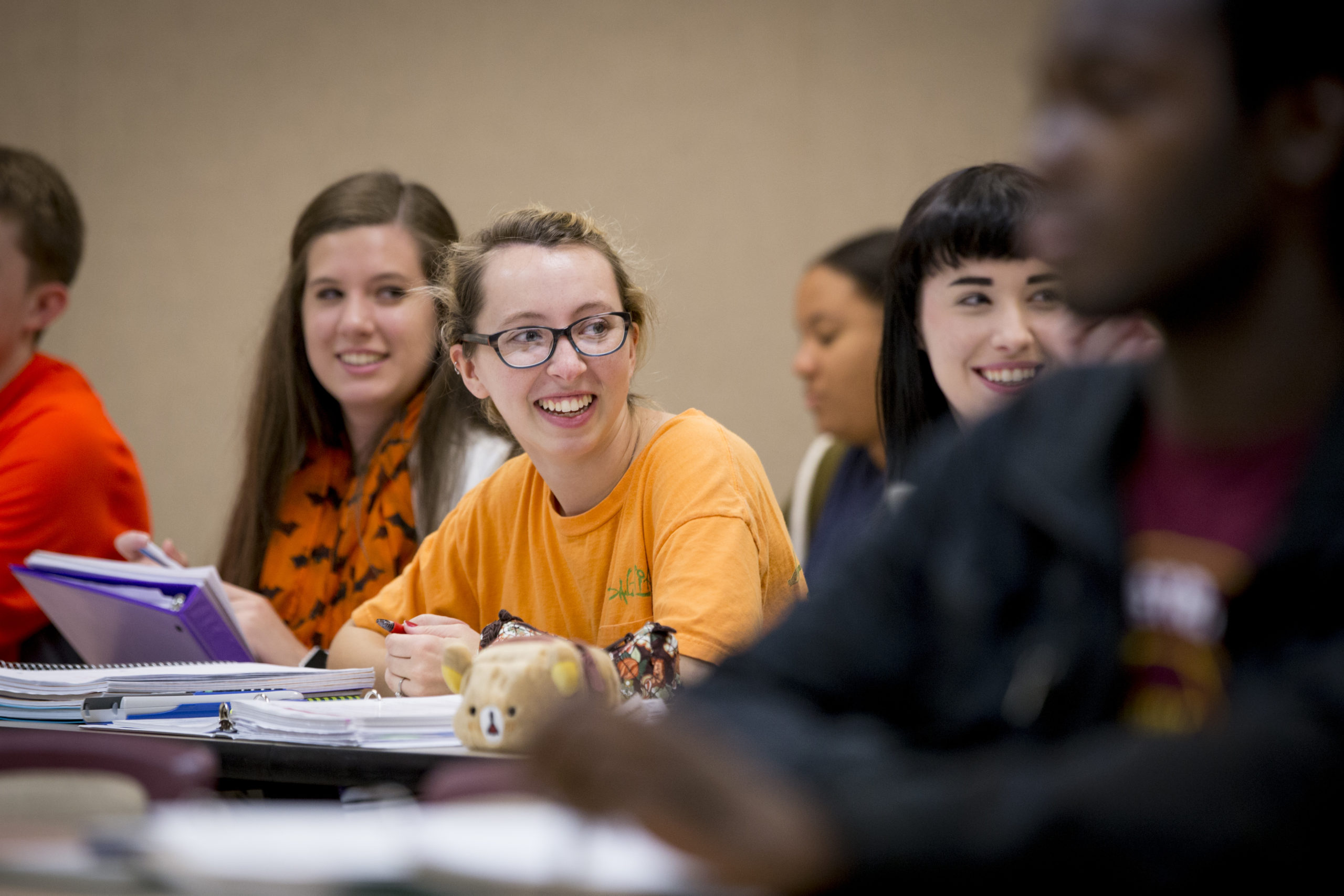 Students in class