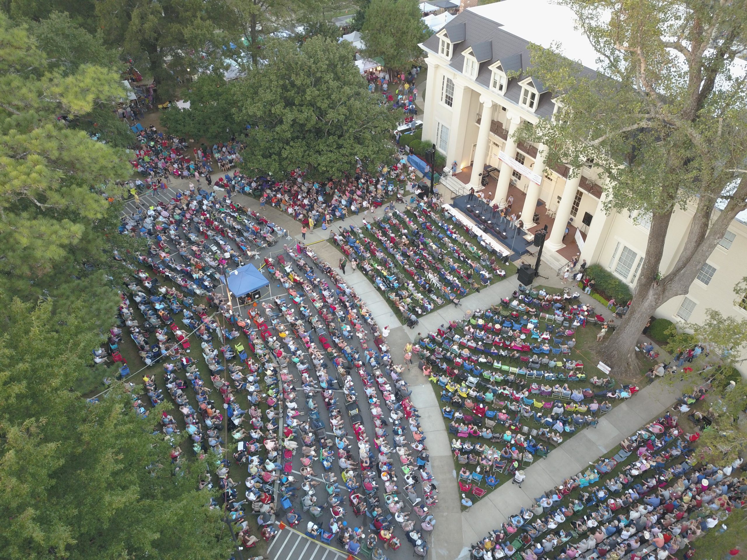 Aerial View of Fiddlers Convention