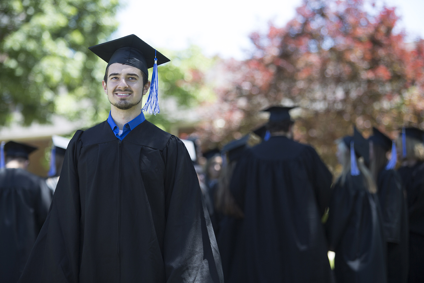 Graduate in Courtyard