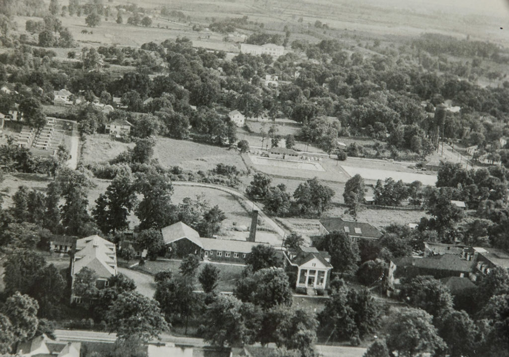Aerial View of Campus - Historical
