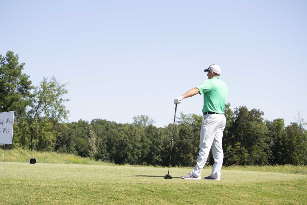 Golfer at Golf Classic