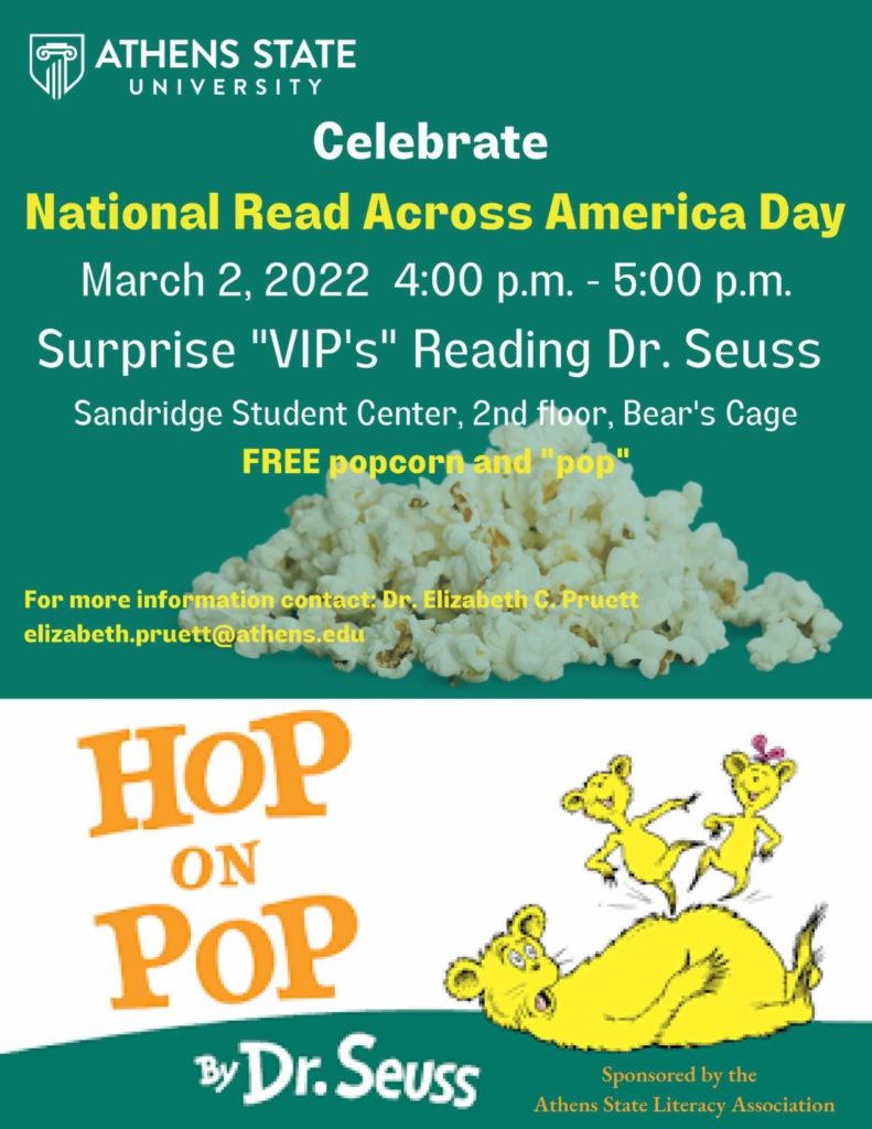 National Read Across America Day Event Flyer