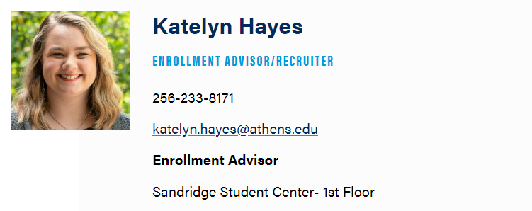 Katelyn Hayes info card