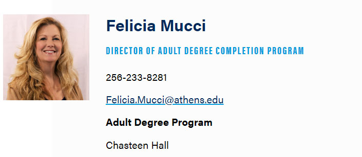 Felicia Mucci Info Card