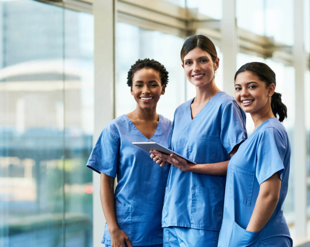 three nurses