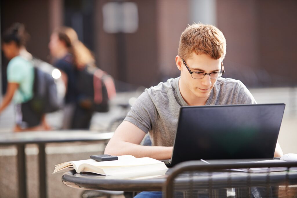 male college student