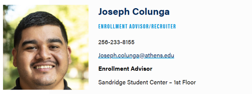 Joseph Colunga info card