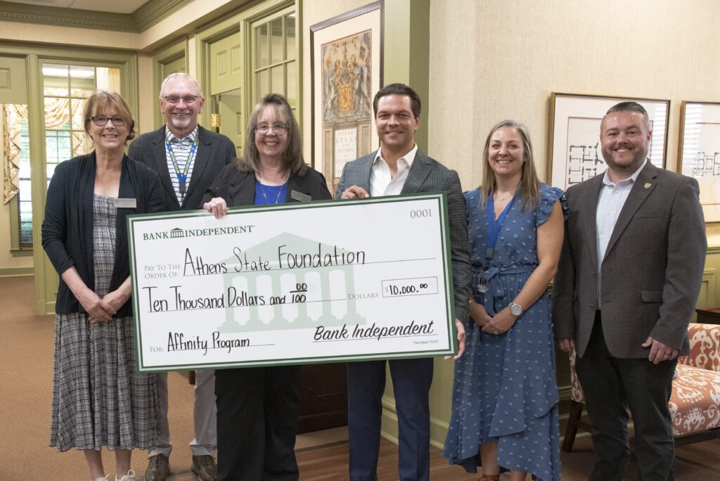 Bank Independent + Athens State University Affinity Card Check Presentation