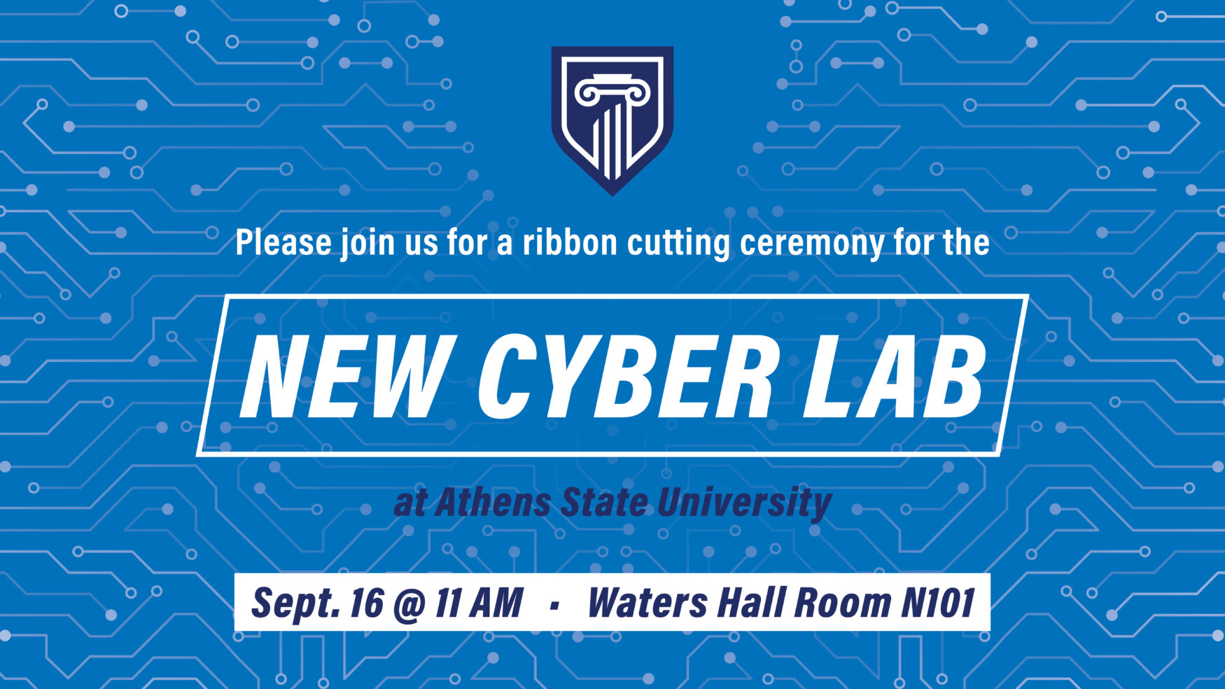 CyberLab Ribbon Cutting Athens State University