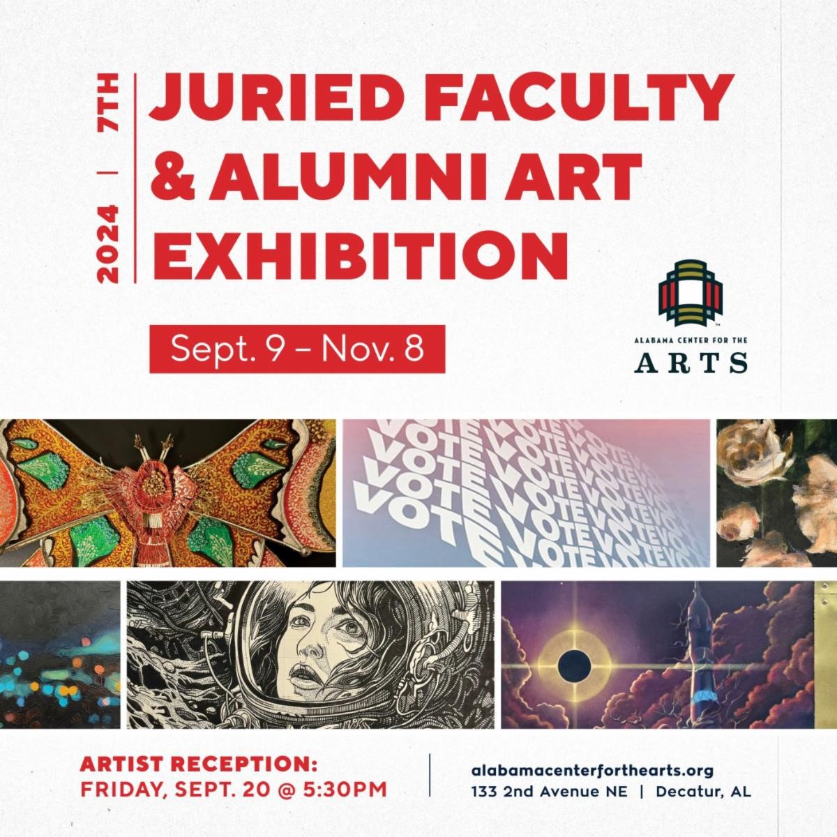Juried Faculty & Alumni Art 2024 Exhibition