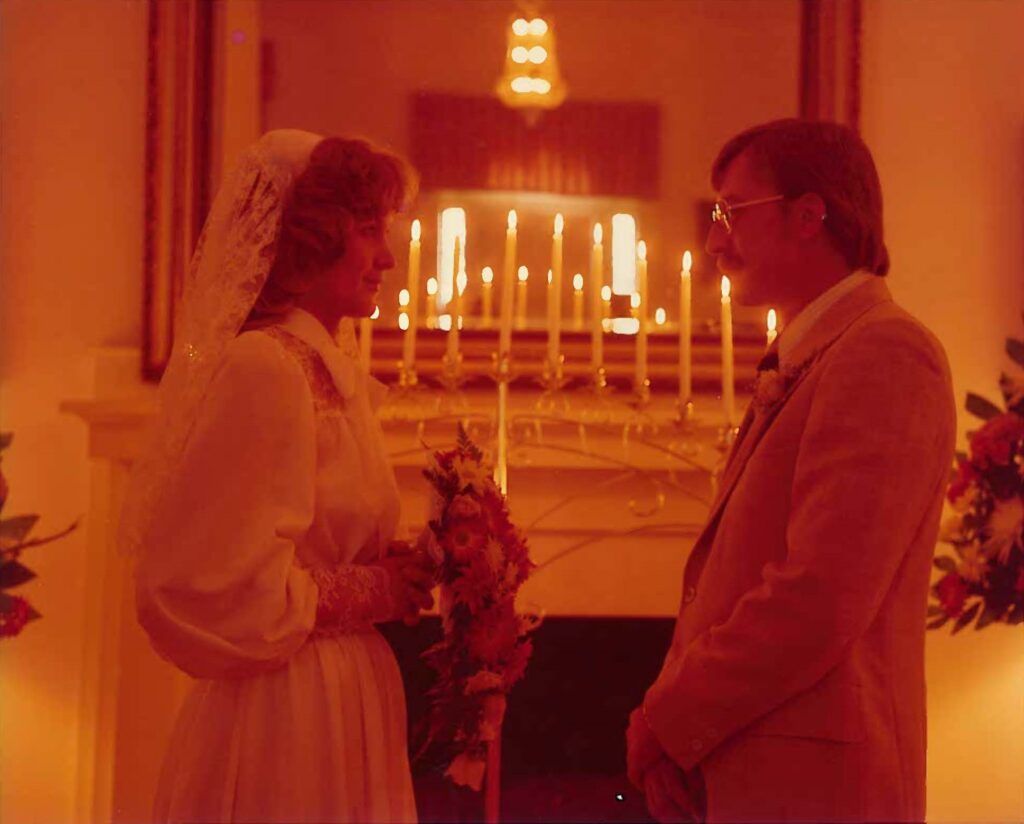 Gary and Patsy wedding