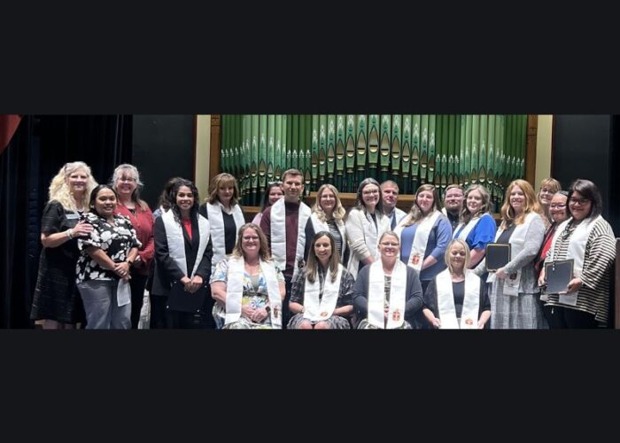 37 new members into Alpha Sigma Lambda on Nov. 2, 2025