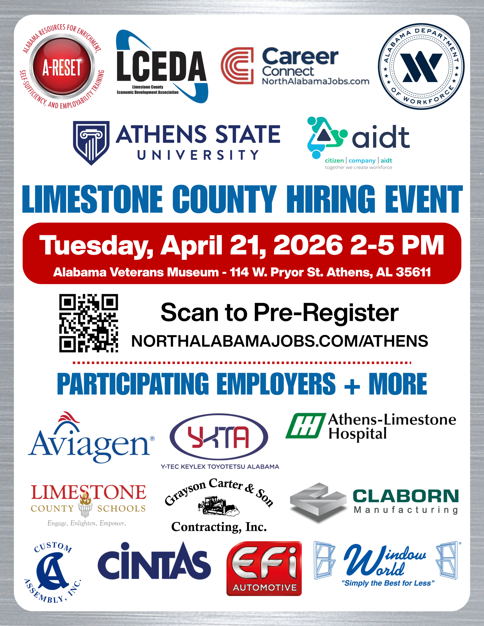 Limestone County Hiring Event