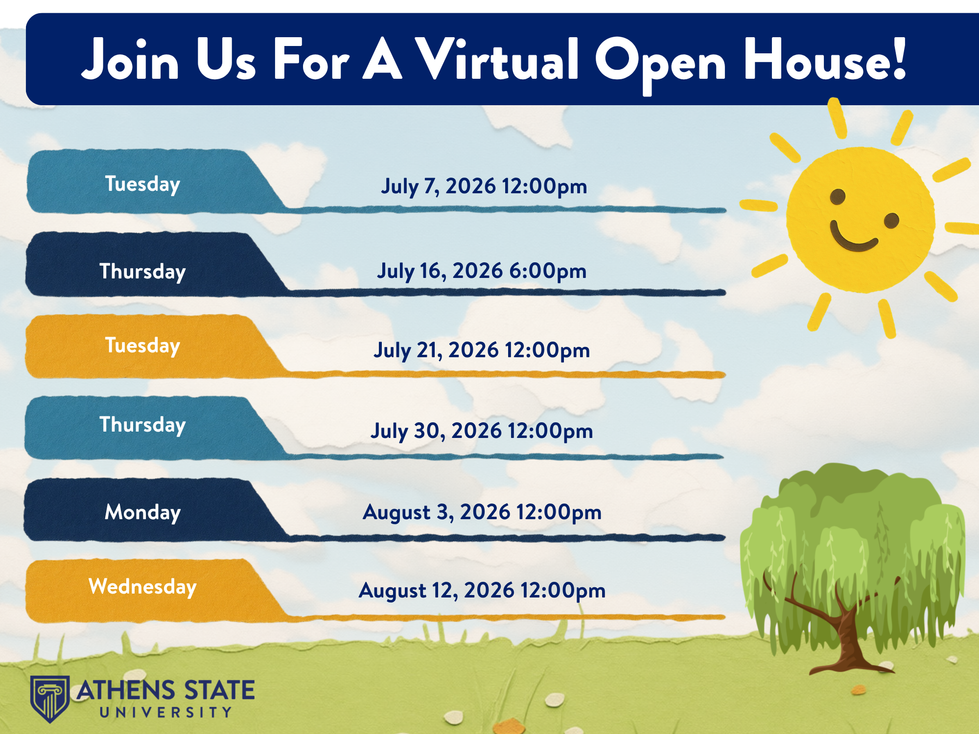 Join Us For A Virtual Open House! graphic