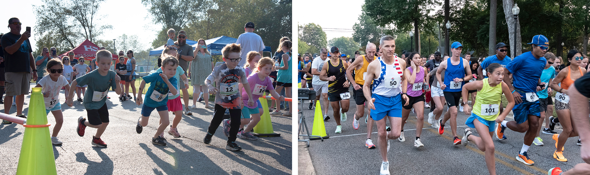 5k run banner