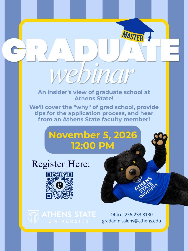 Graduate Webinar Flyer
